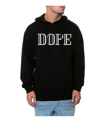 DOPE Mens The Pierre Pullover Hoodie Sweatshirt black M