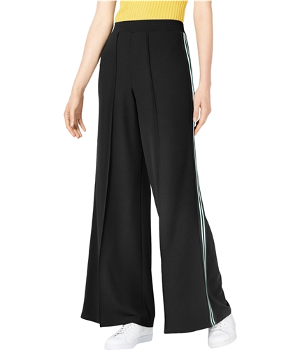 Project 28 Womens Pleated Front Casual Wide Leg Pants black S/32