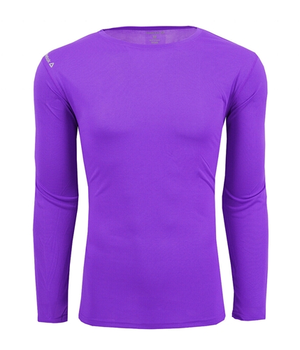 Reebok Mens AMP L/S Performance Basic T-Shirt Purple S