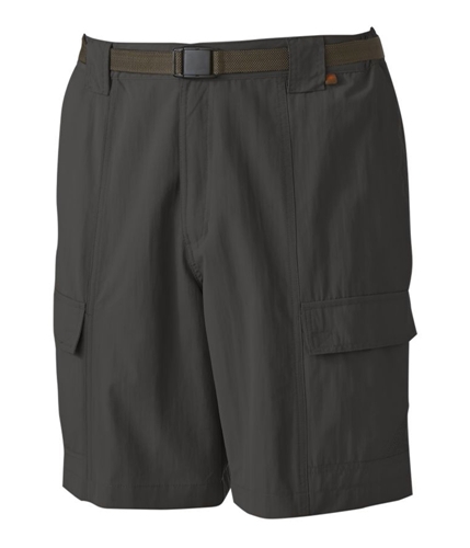 Pacific Trail Mens Belted Performance Casual Walking Shorts darkgray S
