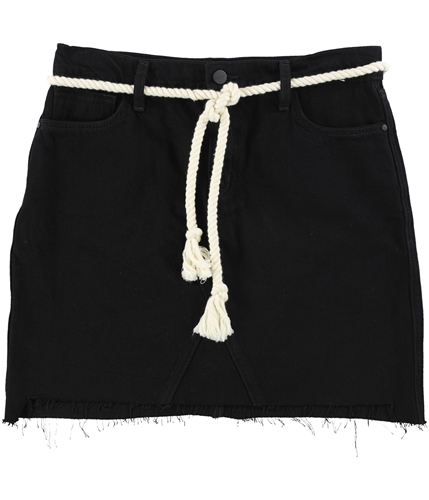 Sanctuary Clothing Womens Summer's Best Denim Skirt black 27