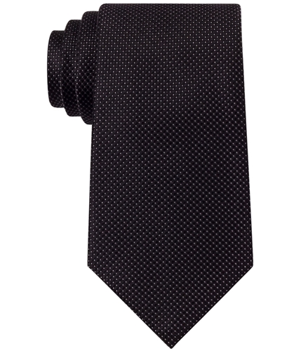 Sean John Mens Holiday Unsolid Self-tied Necktie black One Size