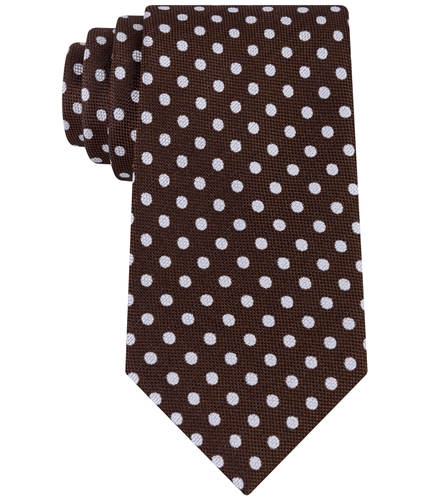 Sean John Mens Basket Weave Self-tied Necktie brown One Size