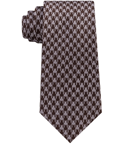 Sean John Mens Retro Houndstooth Self-tied Necktie brightblue One Size