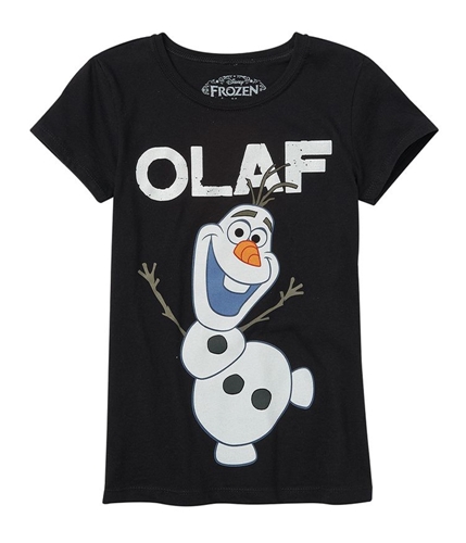 Disney Girls Olaf Graphic T-Shirt black S