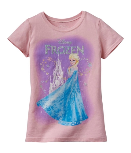 Disney Girls Elsa Graphic T-Shirt lilac XS