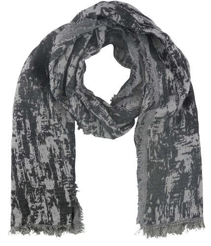 Eileen Fisher Womens 2-Tone Scarf gray One Size