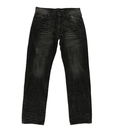 Rocawear Mens Black Water Regular Fit Jeans blackwash 34x34
