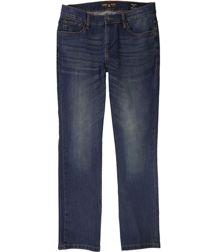 Ring Of Fire Mens Casual Straight Leg Jeans citywash 30x32