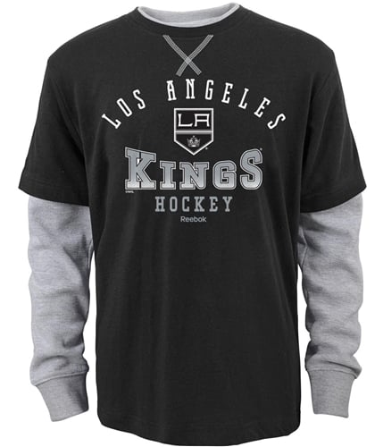 Reebok Boys LA Kings Arched Fade Embellished T-Shirt kings 10-12