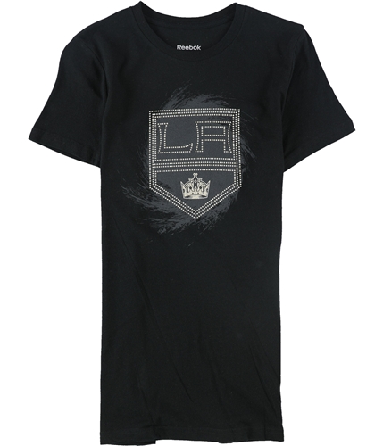 Reebok Womens Round-Stud Logo Graphic T-Shirt kings XL