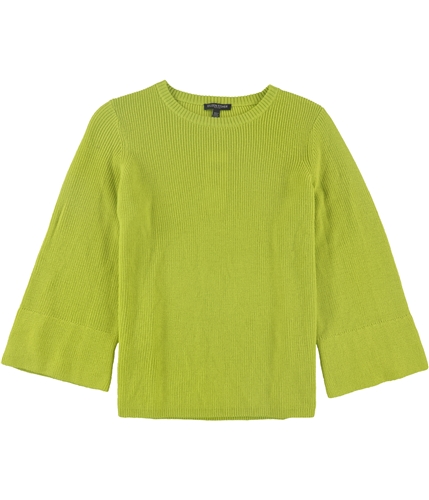 Eileen Fisher Womens Flared Pullover Sweater green PS