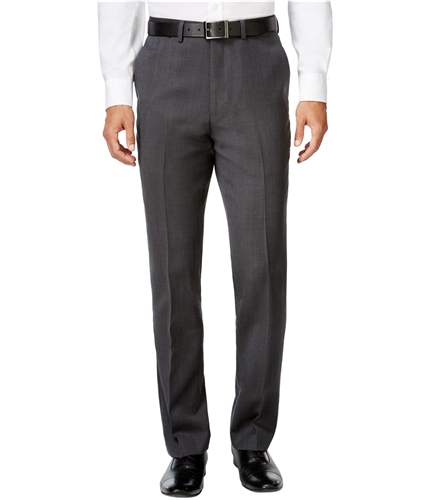 Ryan Seacrest Mens Birdseye Dress Pants Slacks grey 32x32