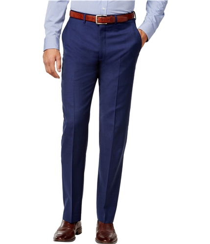 Ryan Seacrest Mens Solid Modern Fit Dress Pants Slacks blue 30x30