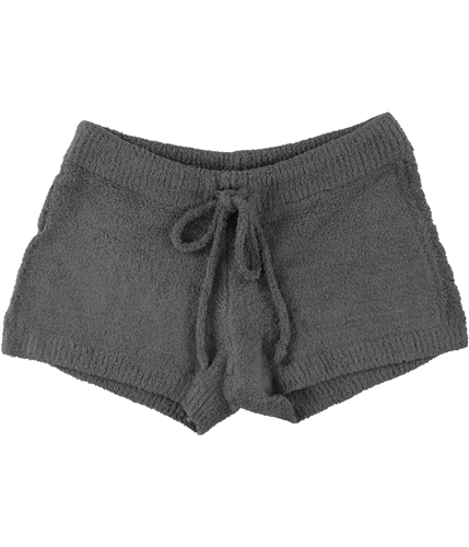 P.J. Salvage Womens Fleece Pajama Shorts charcoal XS