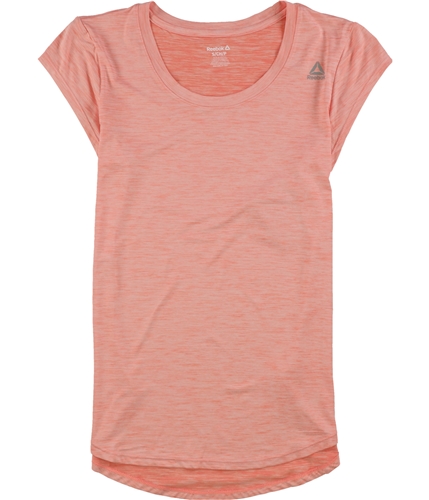 Reebok Womens Marled Jersey Basic T-Shirt R317 XS