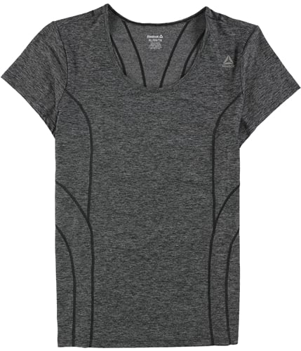 Reebok Womens Reversed Marled Basic T-Shirt blacks XL