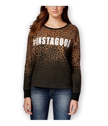 Rampage Womens #Instagood Sweatshirt leopard XS