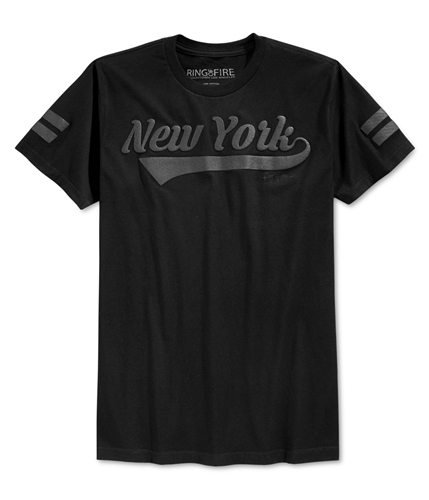 Ring Of Fire Mens New York Style Basic T-Shirt bkb M