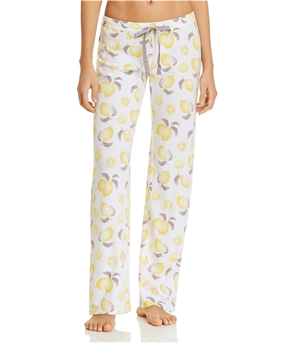 P.J. Salvage Womens Lemons Pajama Lounge Pants ivory XL/33