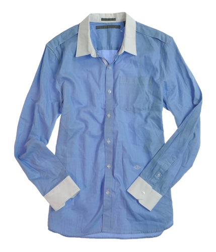 Sean John Mens Tailored Fit Ls Button Up Shirt frenchblue XL