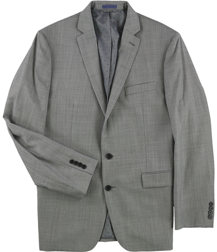 Ryan Seacrest Mens Slim-Fit Two Button Blazer Jacket grey 44