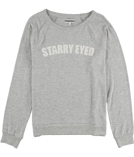P.J. Salvage Womens Starry Eyed Pajama Sweatshirt Top gray XS