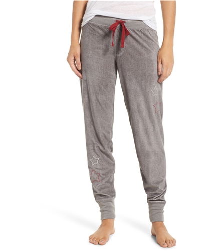P.J. Salvage Womens Stars Pajama Lounge Pants gray L/32