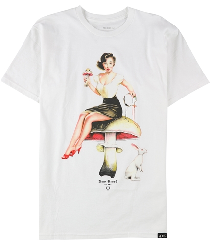ROOK Mens Alice Graphic T-Shirt white M