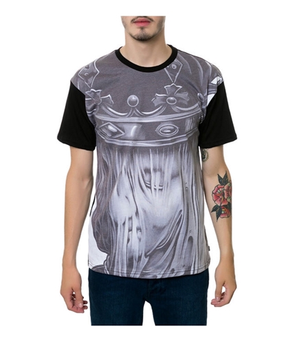 ROOK Mens The Veiled Graphic T-Shirt black M