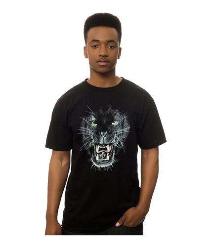 ROOK Mens The Panther Graphic T-Shirt black S