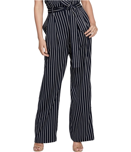 Rachel Roy Womens Striped Casual Trouser Pants navy 2x31