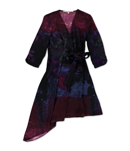 Rachel Roy Womens Multi-Tone Abstract Shift Dress darkmulberrycombo 0