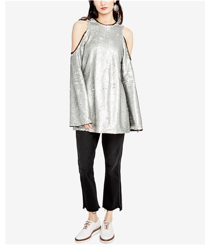 Rachel Roy Womens Tie-back Mini Dress silvercombo XS
