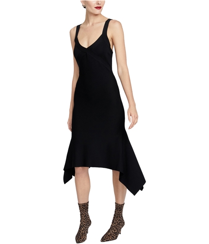 Rachel Roy Womens Katherine Asymmetrical Dress black S