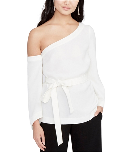 Rachel Roy Womens Pullover One Shoulder Blouse ivory 2