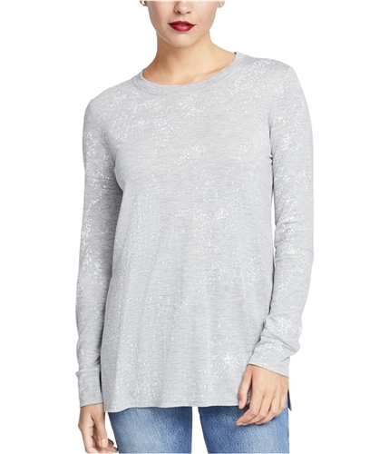 Rachel Roy Womens Imogen Basic T-Shirt grey S