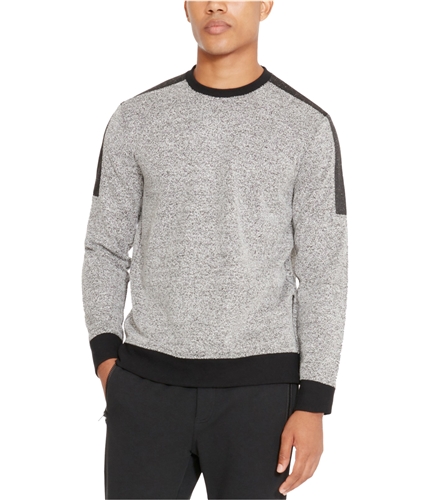 Kenneth Cole Mens Colorblocked Textured Sweatshirt 001 S