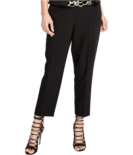 Rachel Roy Womens Tapered Soft Casual Cropped Pants deepblack S/26