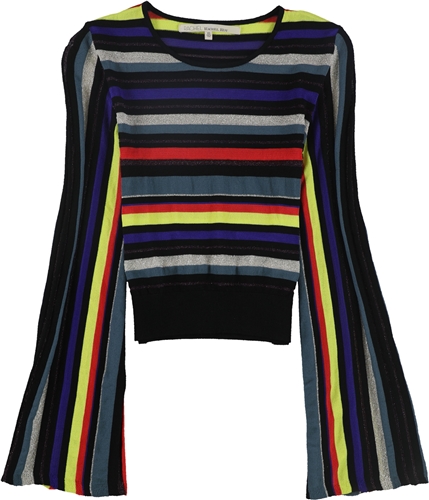 Rachel Roy Womens Cropped Knit Sweater multi XS