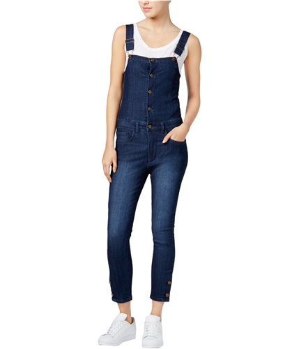 Rachel Roy Womens Cropped Overall Jeans ultramarinewash 0x26
