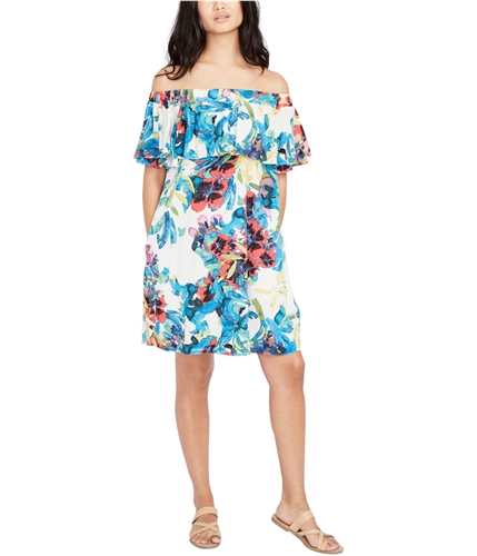 Rachel Roy Womens Printed A-line Dress creamcombo XS