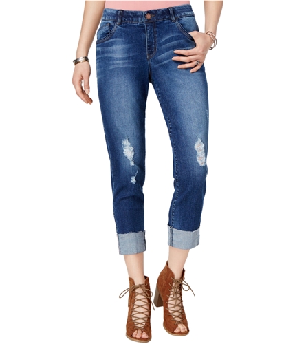 Rewind Womens Ripped Skinny Fit Jeans in7 9x27