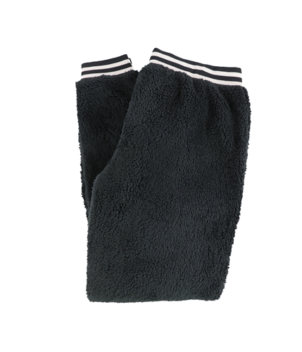 P.J. Salvage Womens Pile Fleece Pajama Jogger Pants charcoal S/30