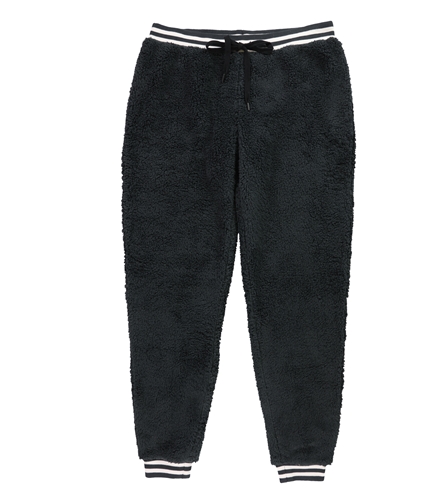 P.J. Salvage Womens Pile Fleece Pajama Jogger Pants charcoal S/30