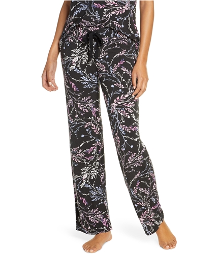 P.J. Salvage Womens Flora Pajama Lounge Pants black S/30