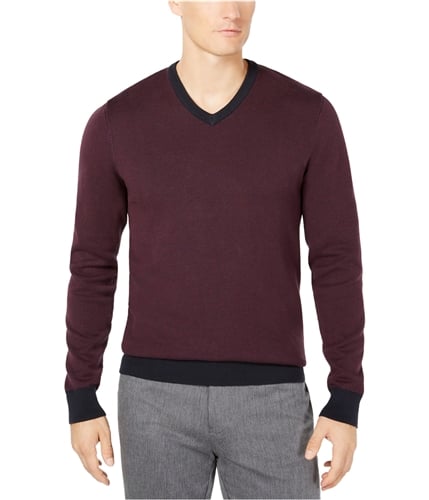 Ryan Seacrest Mens Mixed Yarn Pullover Sweater navysolid S