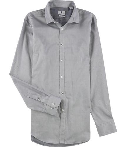 Ryan Seacrest Mens Slim-Fit Button Up Dress Shirt white 16.5