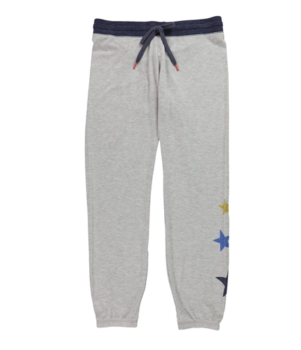 P.J. Salvage Womens Stars Pajama Jogger Pants hgray S/29