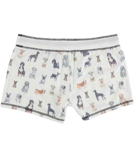 P.J. Salvage Womens All Dogs Pajama Shorts ivory S